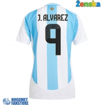 Argentina Julian Alvarez #9 Domaci Dres za Ženska Copa America 2024 Kratak Rukav